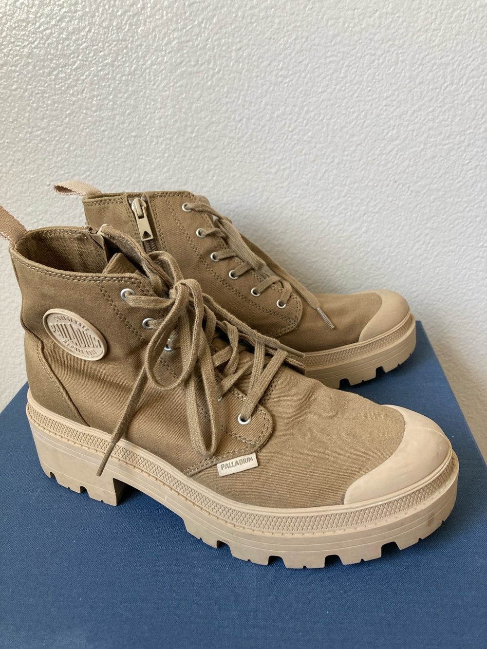 Palladium Pallabase Twill Butternut Boots chunky 96907 204